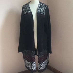 Beautiful black woman’s cardigan by Emerald 3X.